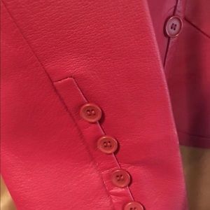 Authentic red leather jacket